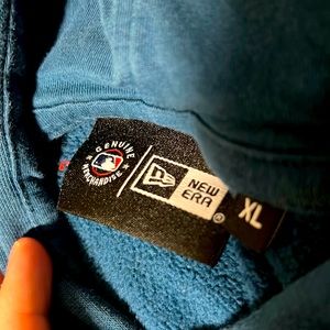 Genuine New York Yankees New Era Hoodie (XL) Green/Blue - Official Merchandise!